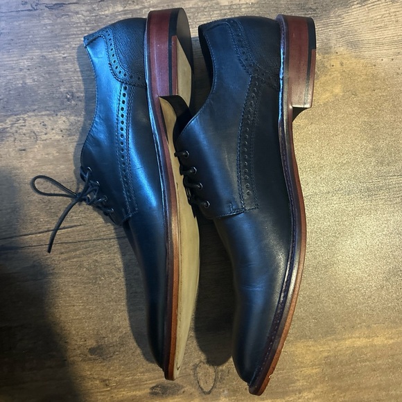 Men Winthrop Braxton Leather Oxford Shoes - Picture 3 of 11